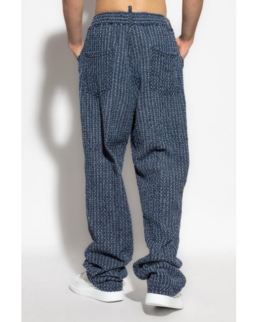 DSquared² Blue Gym Trousers for men