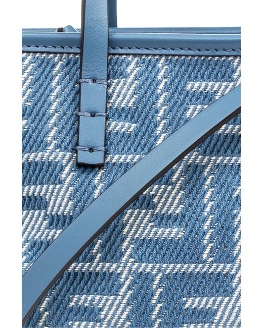 Fendi Blue Handbag Roll Mini