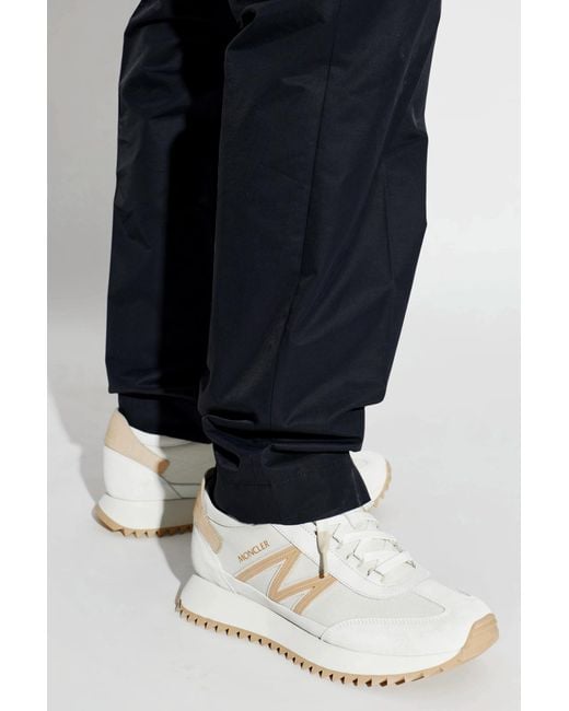 Moncler White "Pacey2" Sports Shoes for men