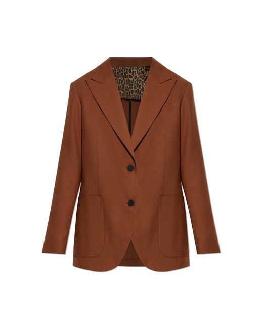 AllSaints Brown 'Beck' Blazer