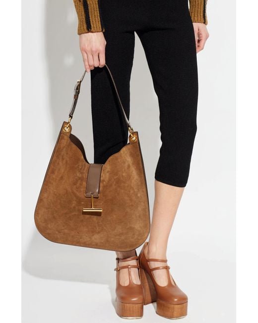 Tom Ford Brown 'Tara Large' Bag