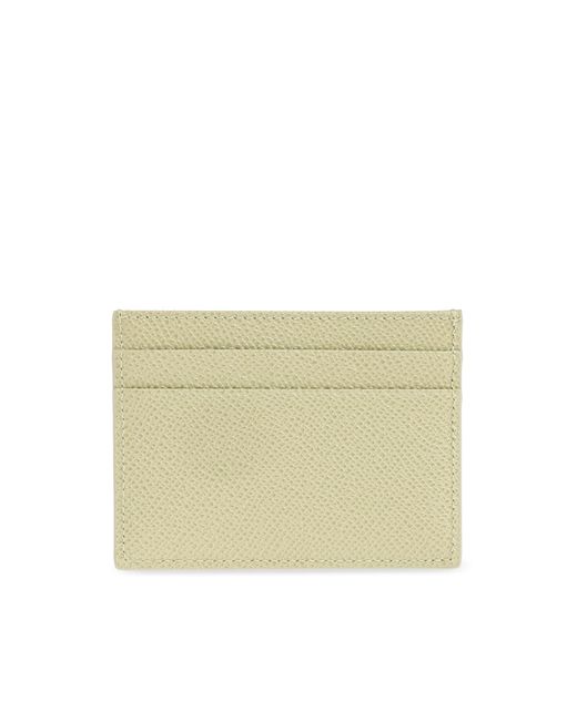 Dolce & Gabbana Natural Leather Card Holder
