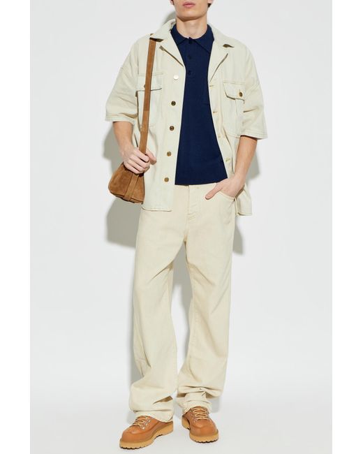 Balmain Multicolor Polo With Pocket for men