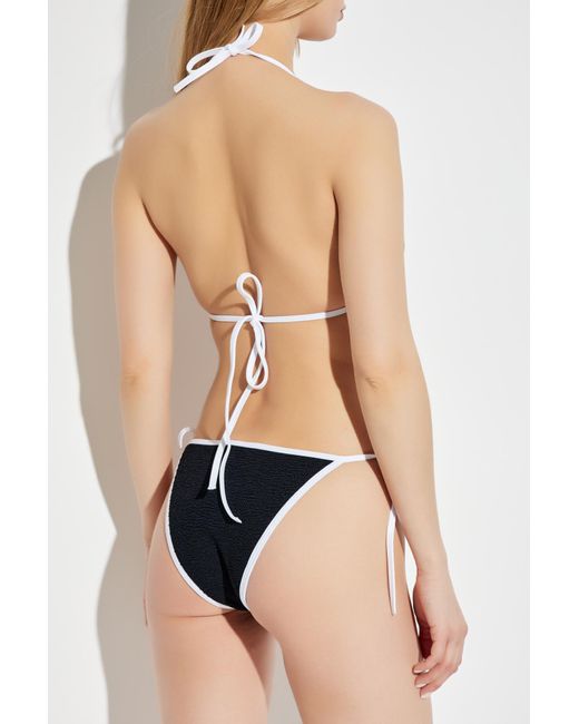 Hunza G Black Two-Piece Swimsuit Gina