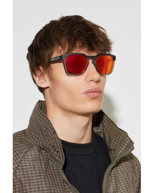 Oakley Orange 'Hstn Sq' Sunglasses for men