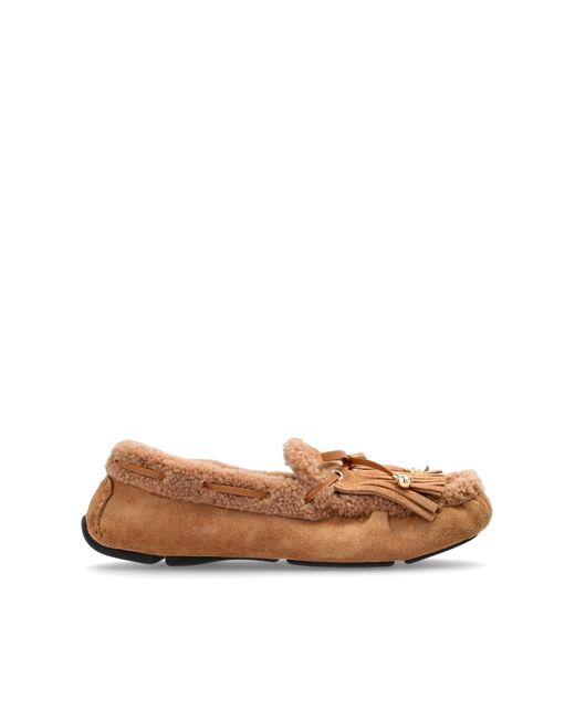 Jimmy Choo Brown Suede Loafers 'Manon'