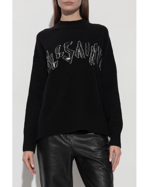 AllSaints Black Zinc Sweater