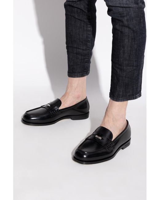 DSquared² Black Leather Loafers