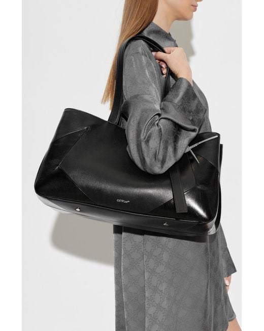 Off-White c/o Virgil Abloh Black 'Oyah East West Large' Bag