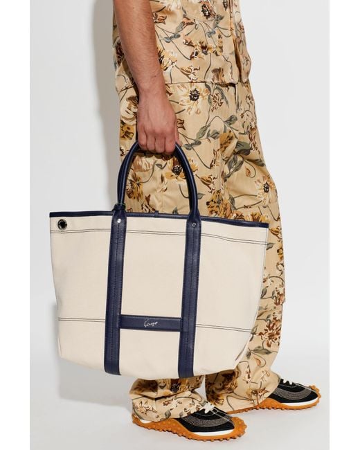 KENZO White Double-Sided Bag for men