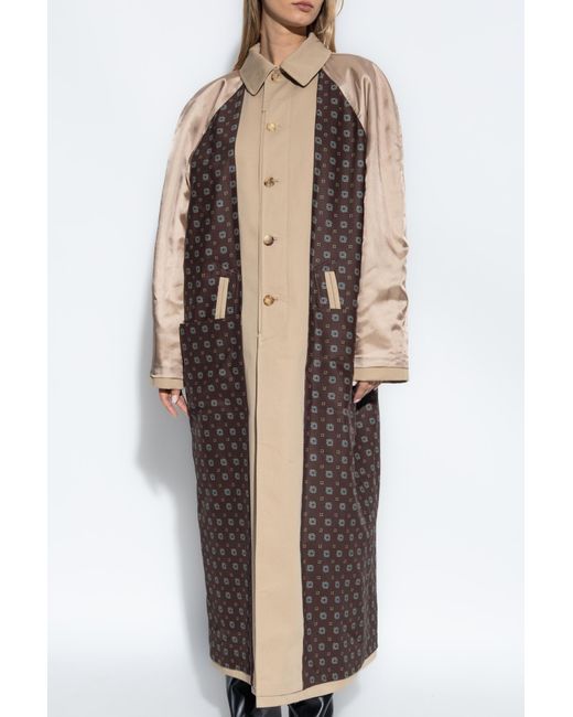 Moschino Natural Reversible Coat