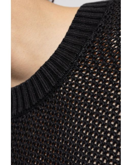 Represent Black Sweater Open Gauge for men