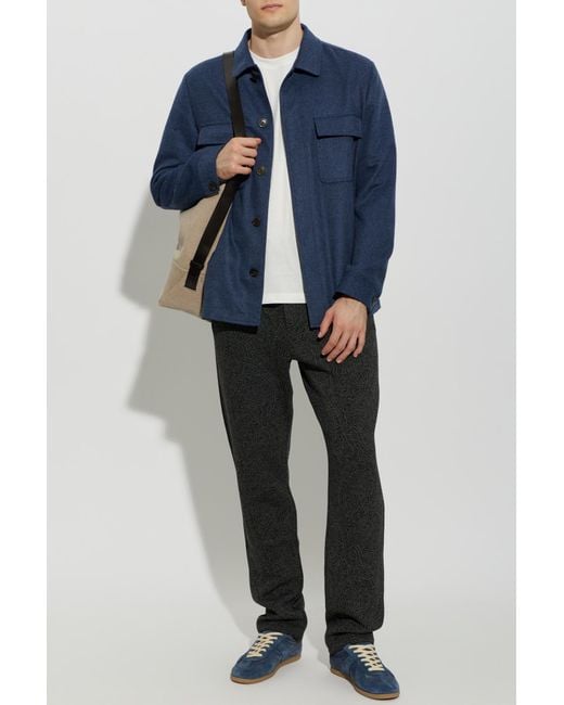 Etro White T-Shirt With Embroidered Logo for men