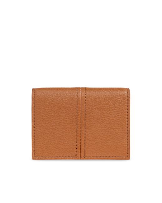 Maison Margiela Brown Leather Card Holder