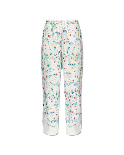 Marni Patterned Sweatpants in White Lyst Canada
