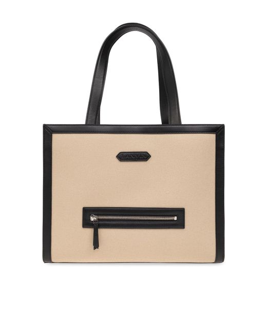 Lanvin Natural Shopper Bag for men