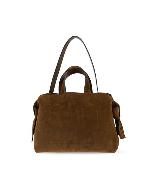 Acne Brown Suede Shopper Bag