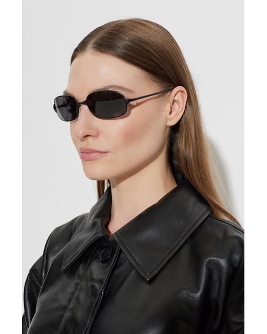 McQueen Black Sunglasses