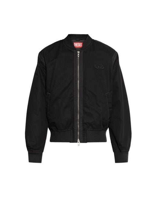 DIESEL Black J-Typer Jacket for men