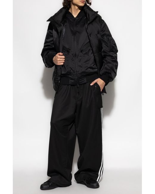 Y-3 Black "Bomber" Type Jacket for men