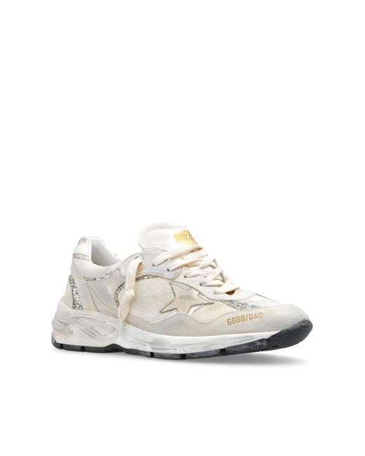 Golden Goose Deluxe Brand White 'running Dad' Sneakers,