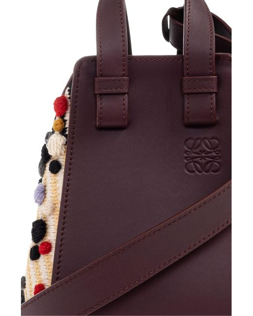 Loewe Red Handbag 'Hammock'