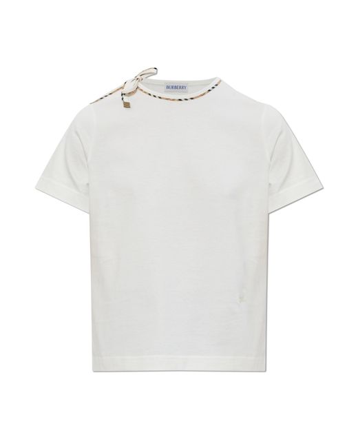 Burberry White Top "Frankie"