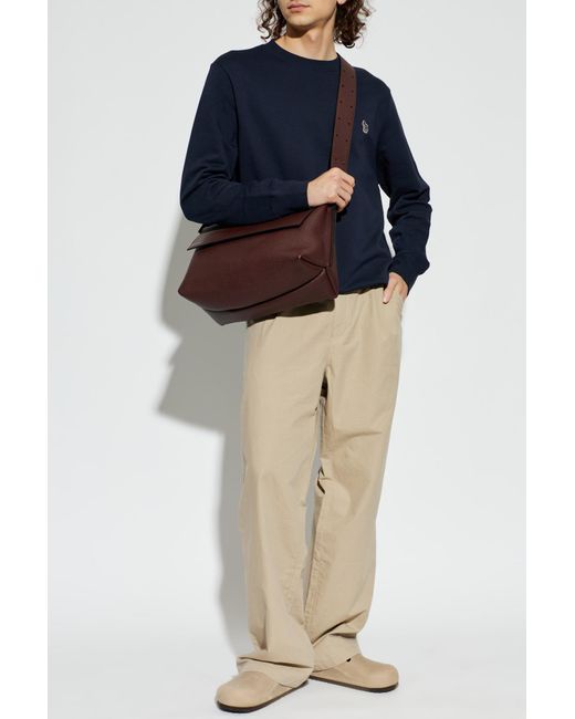 Paul Smith Blue Sweatshirt With Patch for men
