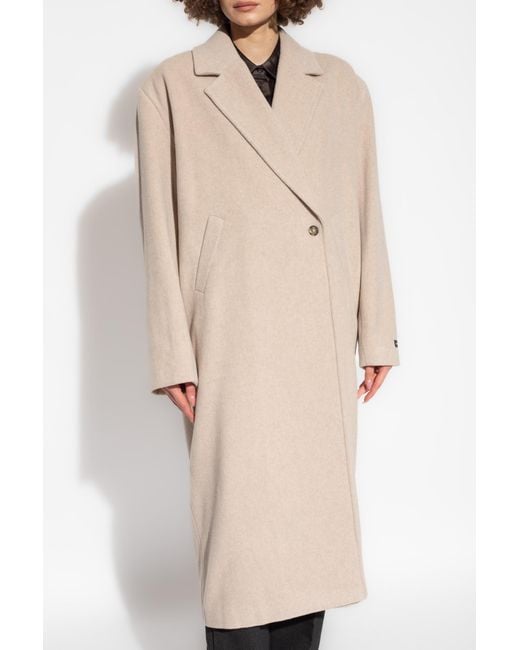 Herskind Natural 'zion' Wool Coat,