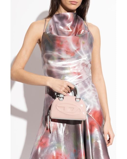 DIESEL Pink Handbag '1Dr 2.0 1Dr Dome'
