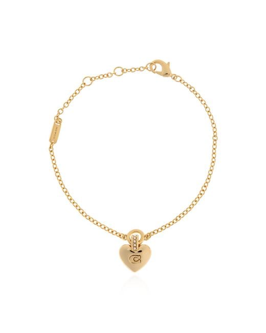 COACH Metallic Brass Bracelet