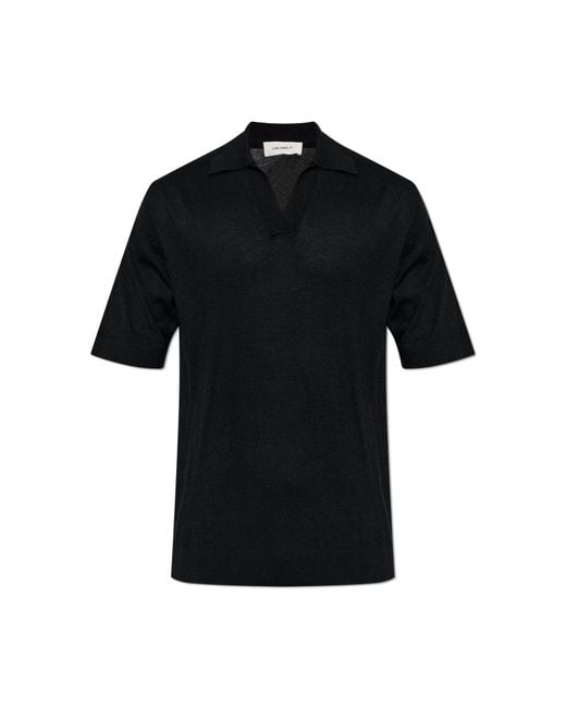 Lisa Yang Black Polo "Peter" for men