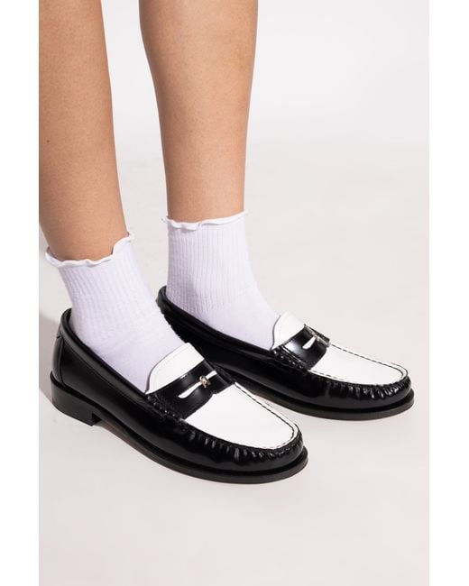 Furla Black 'Collage' Loafers