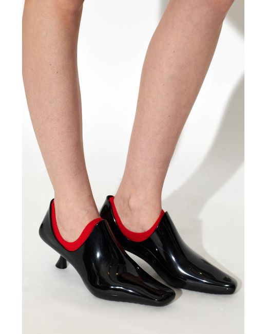 Loewe Black Heeled Shoes "Emily" With Socks