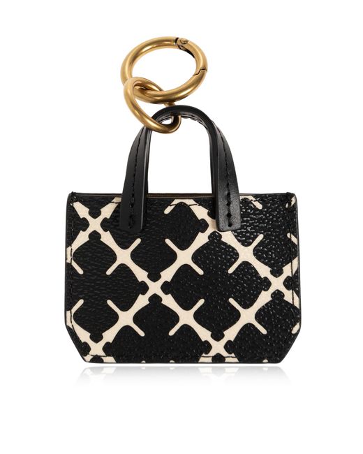 By Malene Birger Black Keychain With Pouch "Ada"