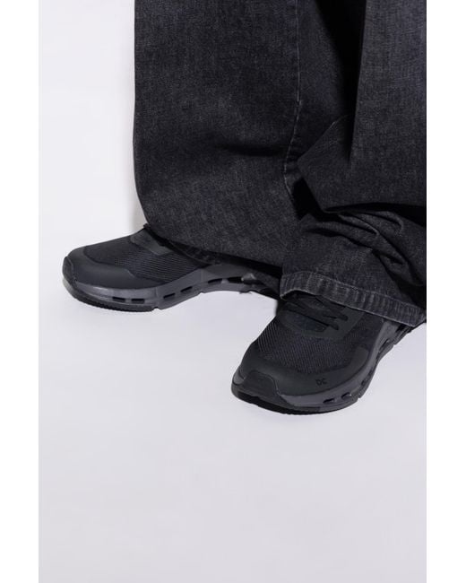 On Shoes Black Sports Shoes "Cloudnova Form 2Tt" for men