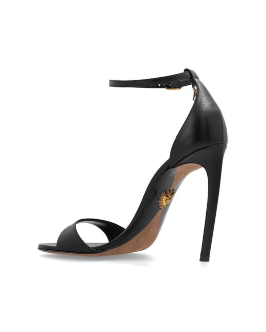 Dolce & Gabbana Black Heeled Sandals