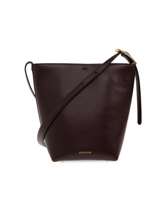 Anine Bing Purple "Elly Medium" Bag