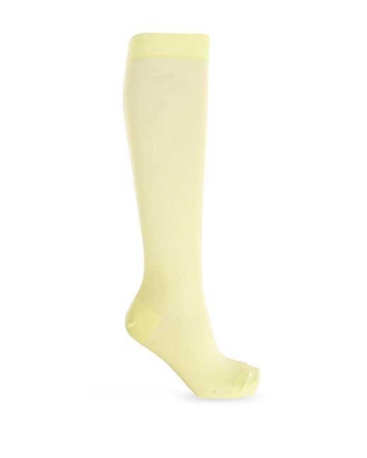 Issey Miyake Yellow Transparent Socks