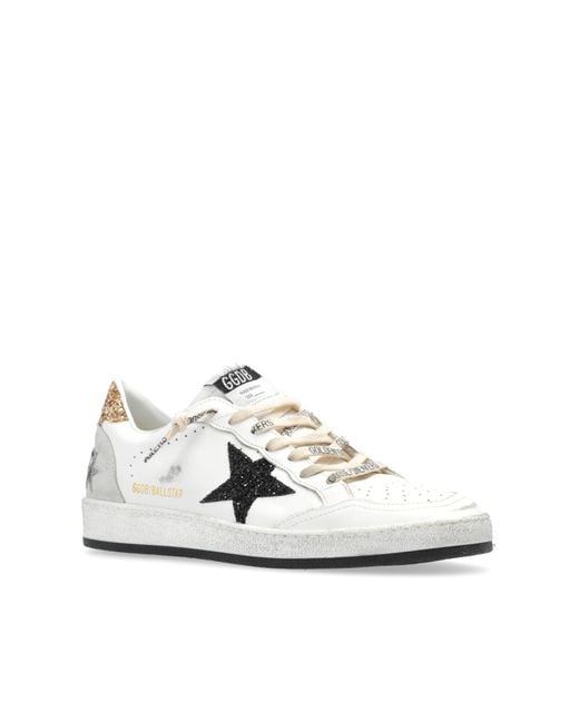 Golden Goose Deluxe Brand White ‘Ball Star’ Sneakers