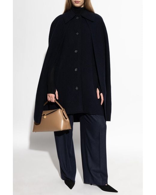 Totême Blue Wool Coat
