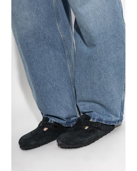 Birkenstock Black 'Boston' Clogs