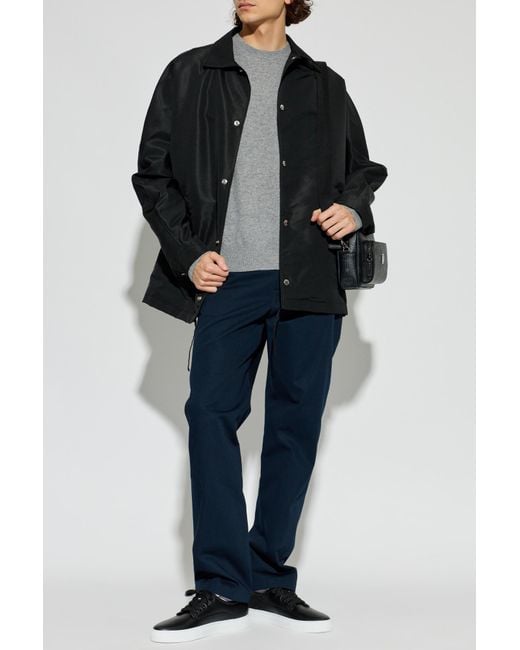 Givenchy Black Trousers With Logo for men