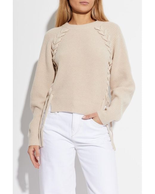 Isabel Marant White Sweater "Tulliam"