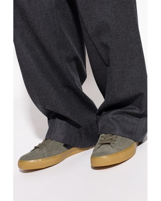 Veja Black Sports Shoes "Campo Winter Suede" for men