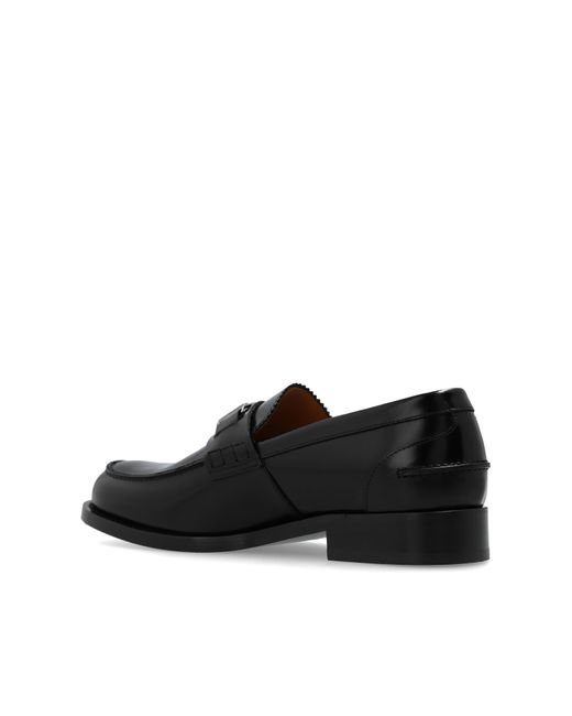 Versace Black `Loafers` Shoes for men