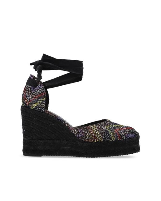 Missoni Black Wedge Heel Shoes