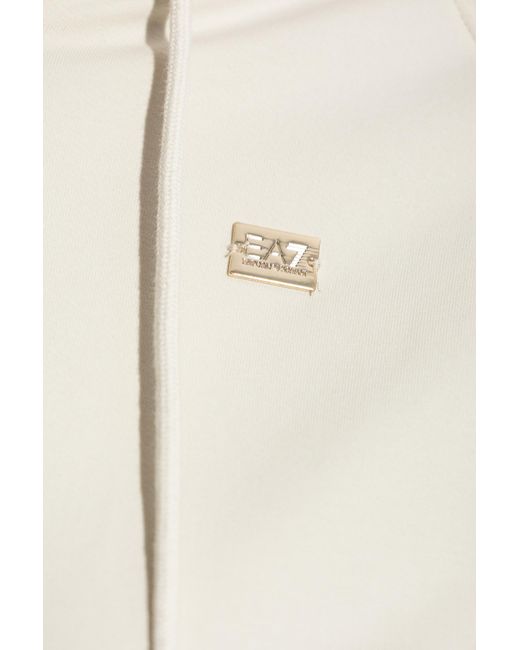 EA7 Natural Sweatshirt From The Sustainability Collection