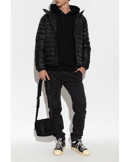 Moose Knuckles Black Hoodie for men