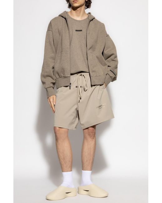 Fear Of God Natural Sweatshirt With Logo for men